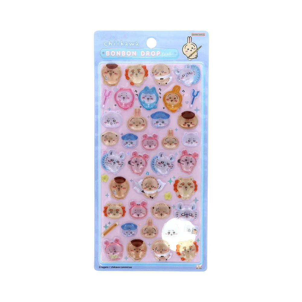 Chiikawa "BonBonDrop" 3D Sticker [Everyone Posing]