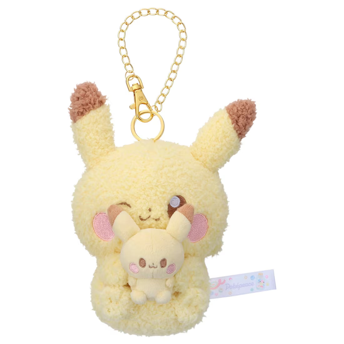 Pikachu PokePeace Plush Mascot