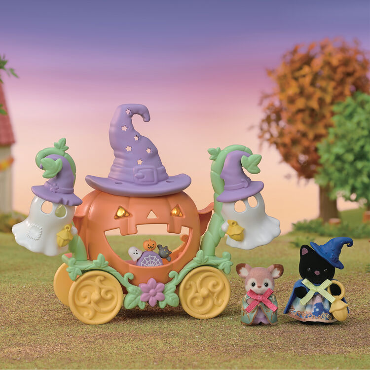 Sylvanian Families Halloween Ghost & Pumpkin Carriage Set