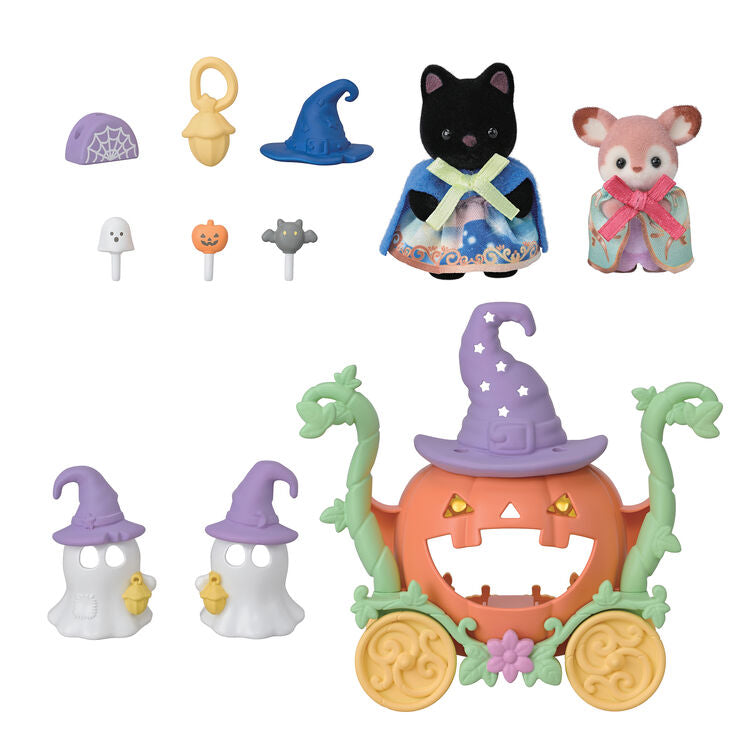 Sylvanian Families Halloween Pumpkin Carriage Set