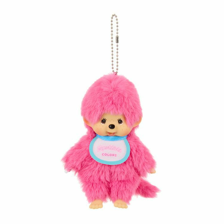 Monchhichi COLORS Mascot Plush [Hot Pink]