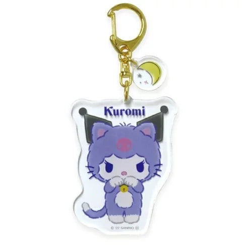 Kuromi Happy Cat Keychain