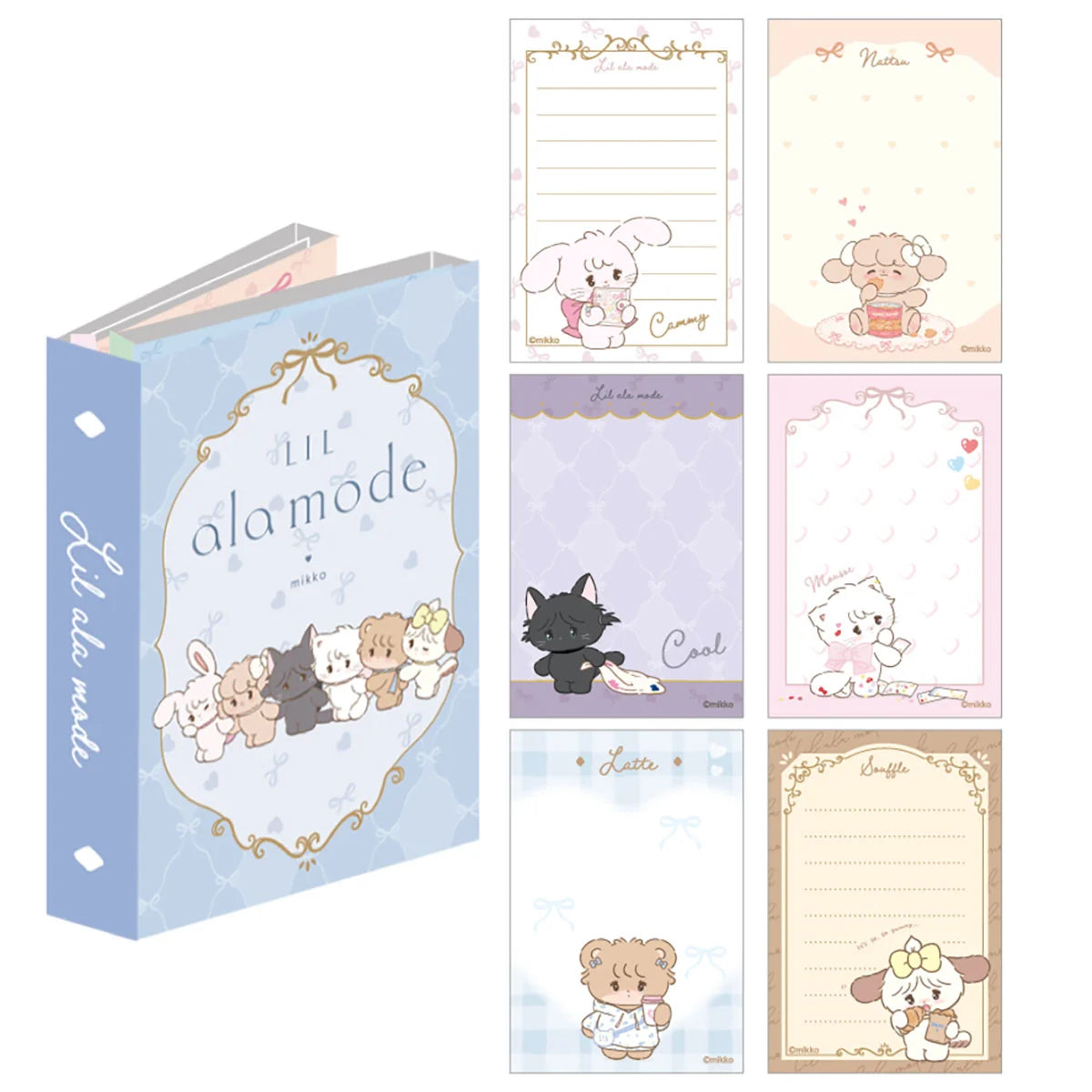 Lil ala mode Mikko Flip Memo Pad A