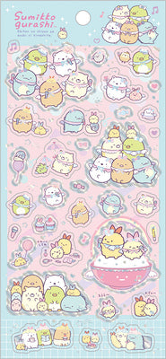 Sumikko Gurashi "Angel Ebiten Idol" Sticker Sheet B