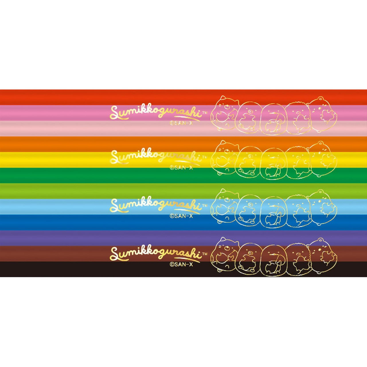 Sumikko Gurashi x GoGo School Colored Pencil [White]