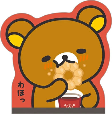 Rilakkuma x Mister Donut Die-cut Memo Pad