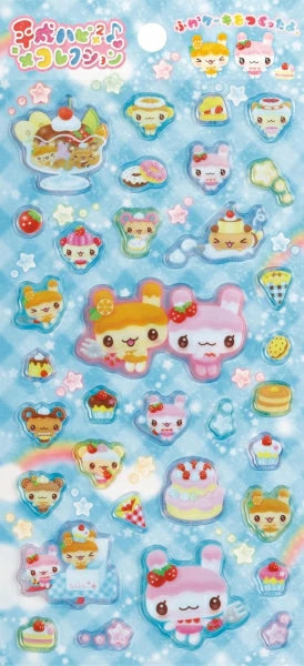 Heisei Happy FuwaFuwa Cake Stickers