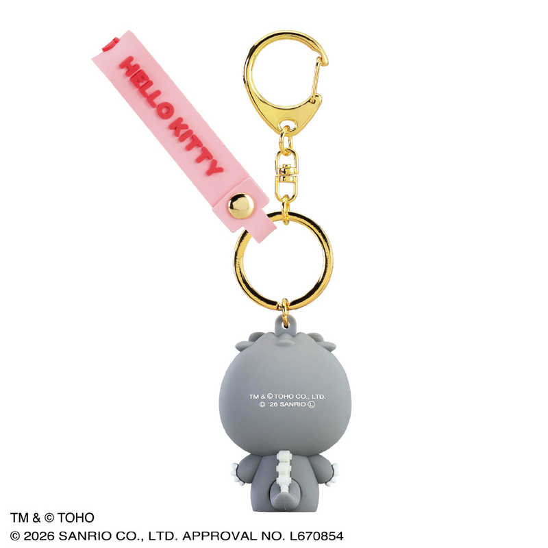 Hello Kitty x Godzilla 3D Keychain
