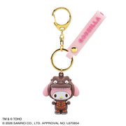 My Melody x Godzilla 3D Keychain