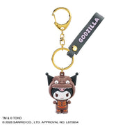 Kuromi x Godzilla 3D Keychain