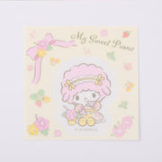 My Sweet Piano Textile Flower Clear Stickers