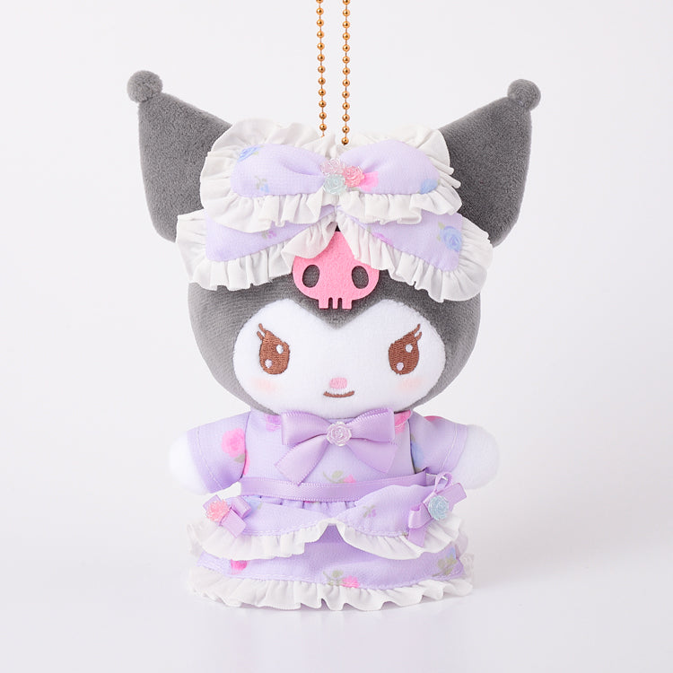 Kuromi Rose Bouquet Dress Plush Mascot
