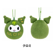 Kuromi Matcha Daruma Plush Mascot