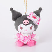 Kuromi "Gingham Fruit" Plush Mascot