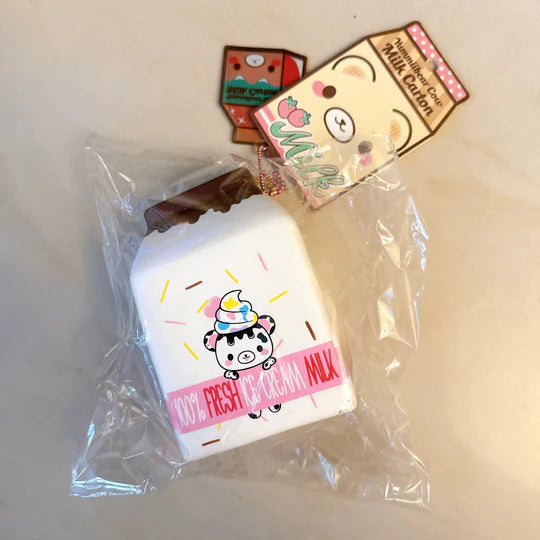 Rare Yummiibear Milk Bottle Squishy