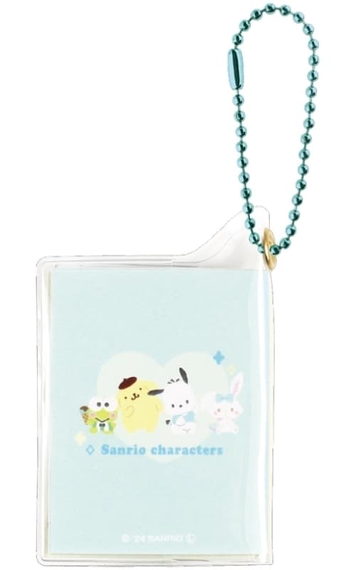 Sanrio Mini Notebook Keychain with Heart Window [Mint]