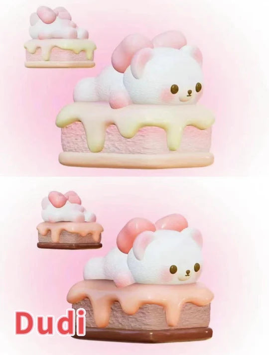 Dudi Cute Little Bear On Cake Squishy