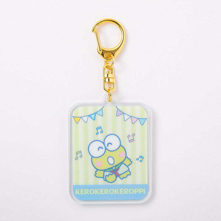 Keroppi "Happy Party" Acrylic Keychain