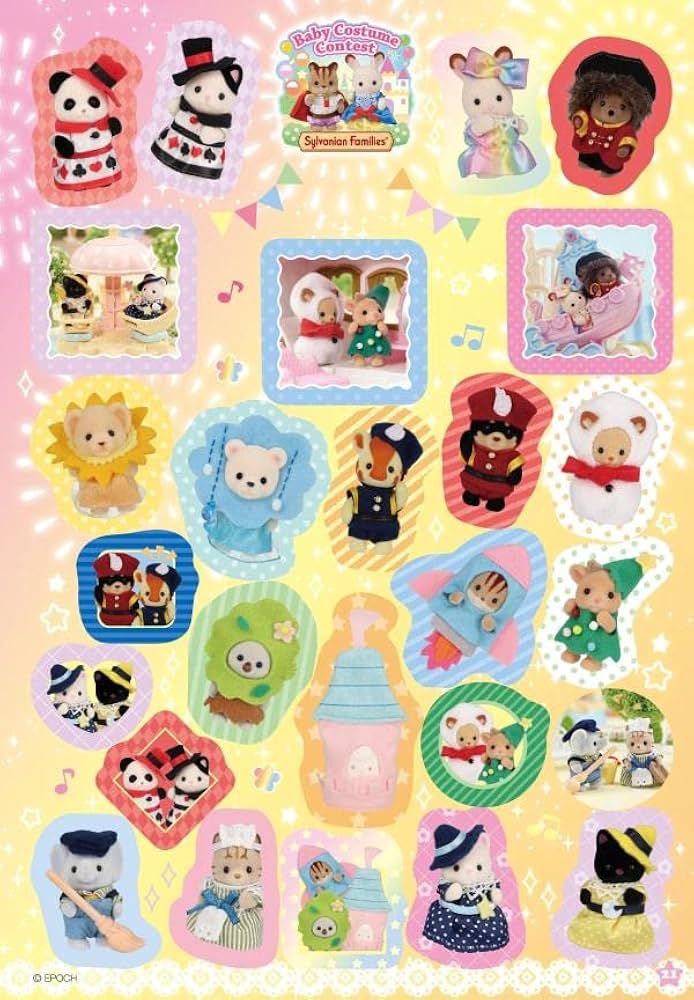 Sylvanian Baby Collection Complete Sticker Book