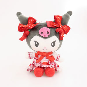 Kuromi White Cherry Plush Mascot