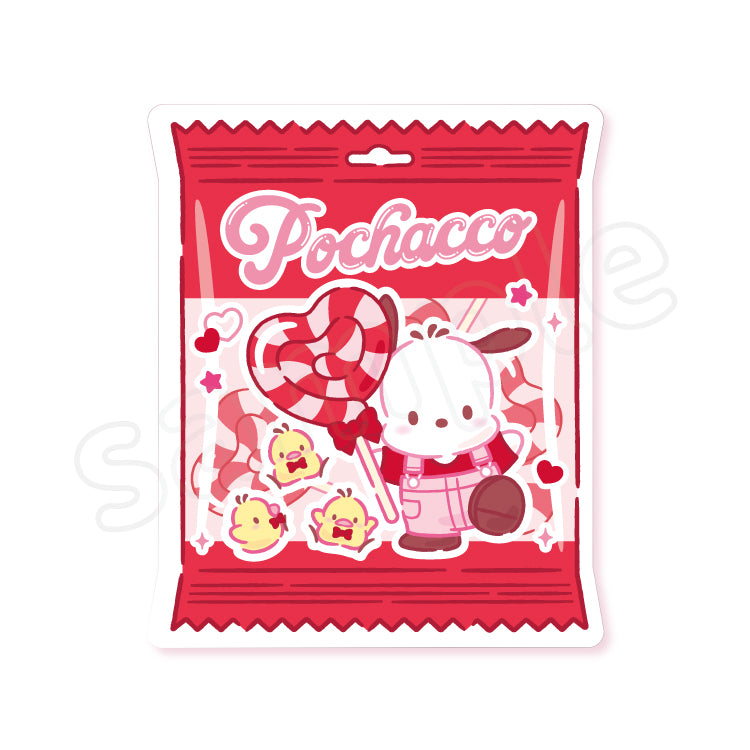 Pochacco "Pinky Lollipop" Acrylic Sticker