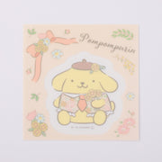 PomPomPurin Textile Flower Clear Stickers