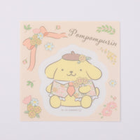 PomPomPurin Textile Flower Clear Stickers