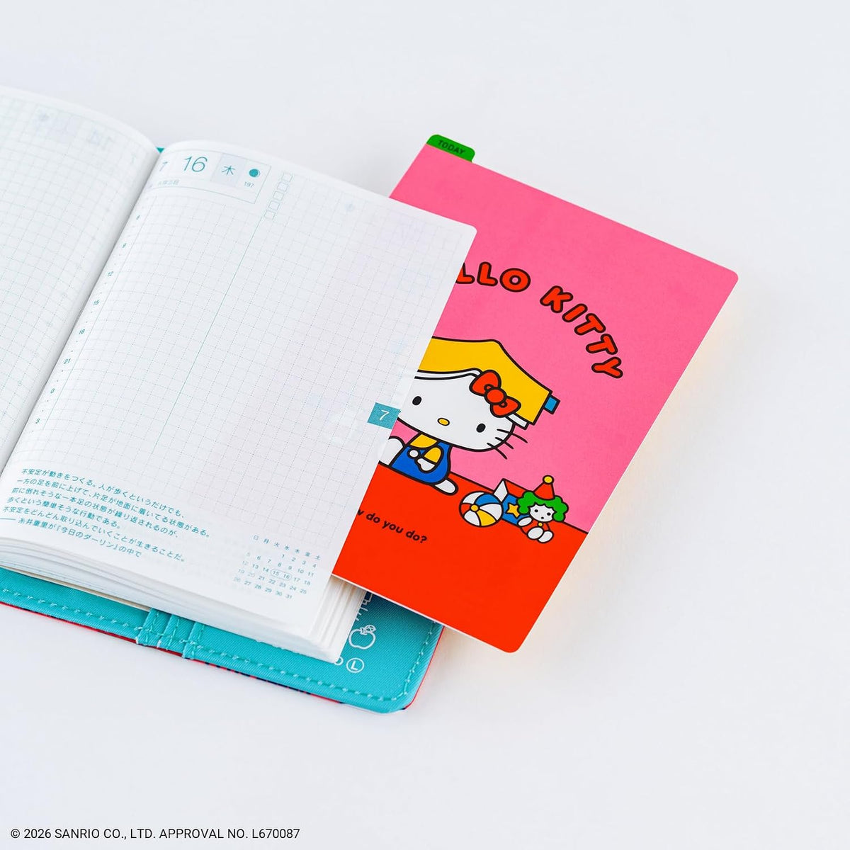 Hello Kitty Hobonichi A6 Desk Pad [My Room]