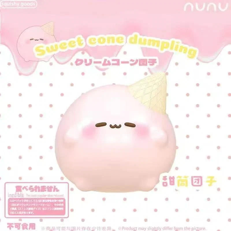 Nunu Sweet Cone Strawberry Dumpling Squishy