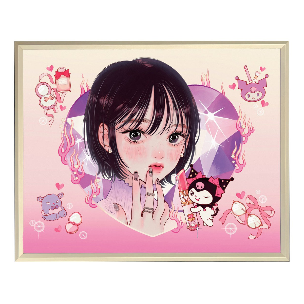 Kuromi Miki Postcard Set