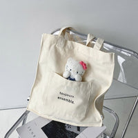 AS KNOW AS plus × Sanrio Hello Kitty Mascot Tote Bag