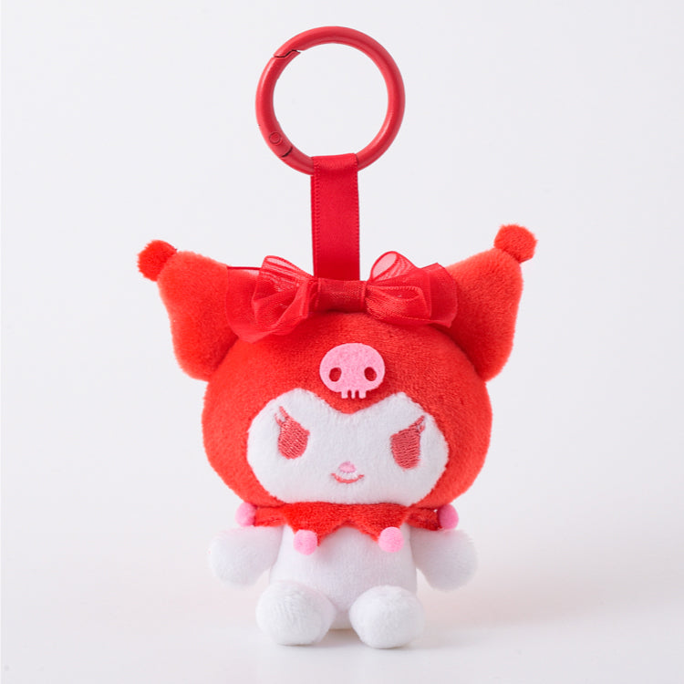 Kuromi Colorful Mini Plush Mascot - Red