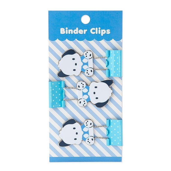 Pochacco Binder Clips Set