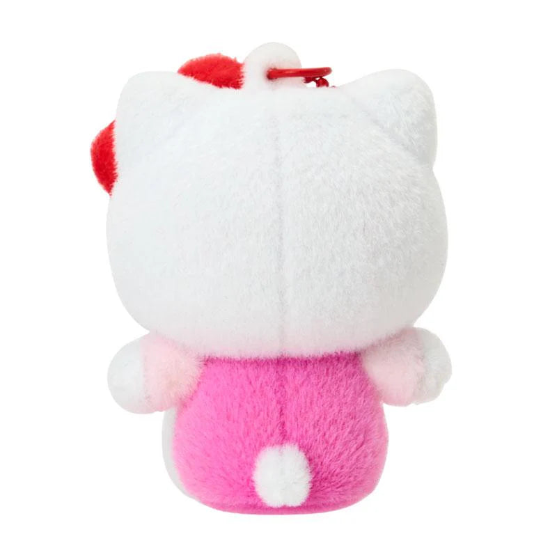 Hello Kitty Flocked Mascot Keychain
