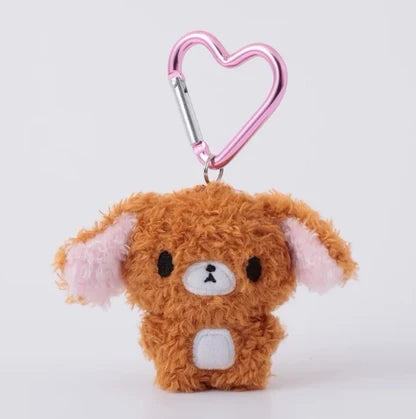 Sugarbunnies Mini Fuzzy Heart Carabiner Plush