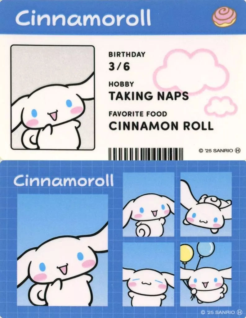 Cinnamoroll ID Card Sticker Set