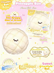 Lisa Jumbo Pineapple Bun Squishy Vanilla