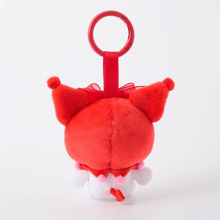 Kuromi Colorful Mini Plush Mascot - Red
