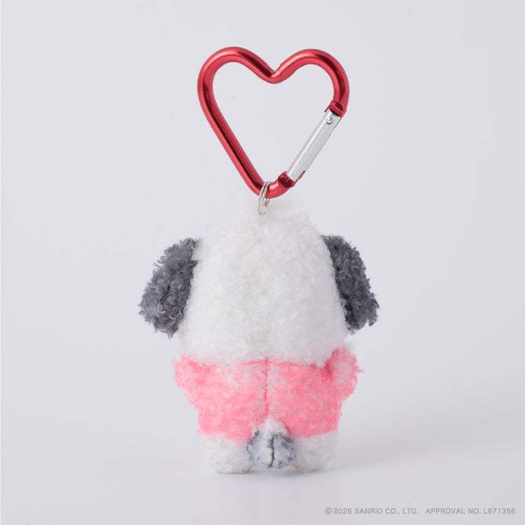 Pochacco "Cheek Squeeze" Mini Fuzzy Mascot Plush