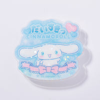 Cinnamoroll "I Love You Fluffy" Acrylic Clip Badge
