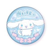 Cinnamoroll "I Love You Fluffy" Tin Badge
