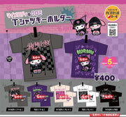 My Melody & Kuromi T-Shirt Keychain Gachapon
