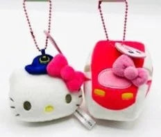 Hello Kitty Shinkansen Captain Pair Plush Mascot
