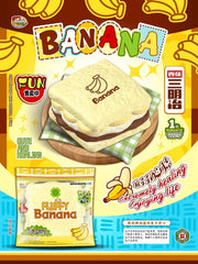 Mido Banana Sandwhich Squishy