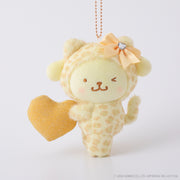 PomPomPurin Leopard Print Heart Mascot Plush