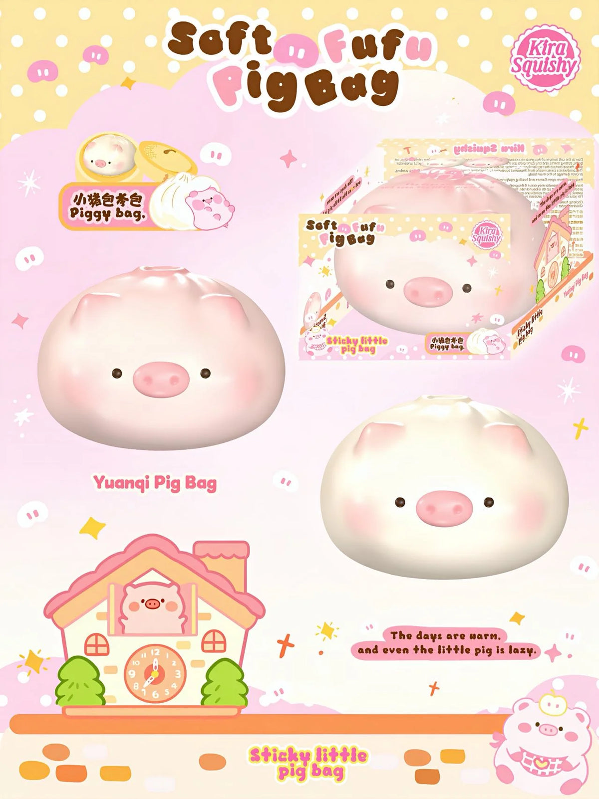 Lisa Kira Piggy Bun Squishy