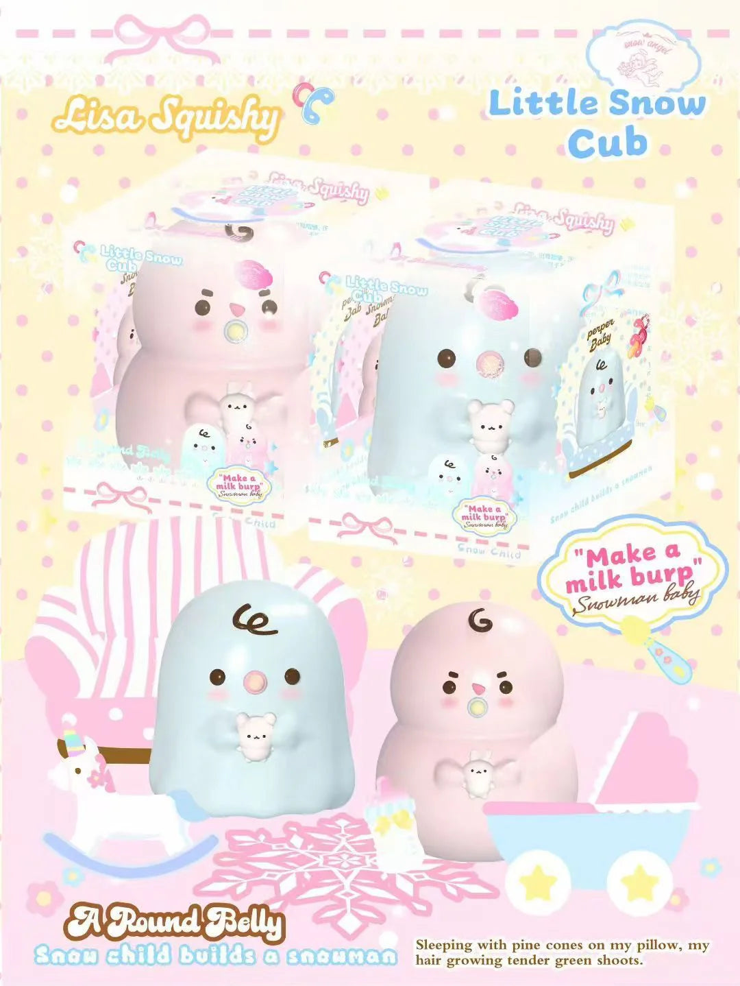 Lisa Little Snow Cub Squishy