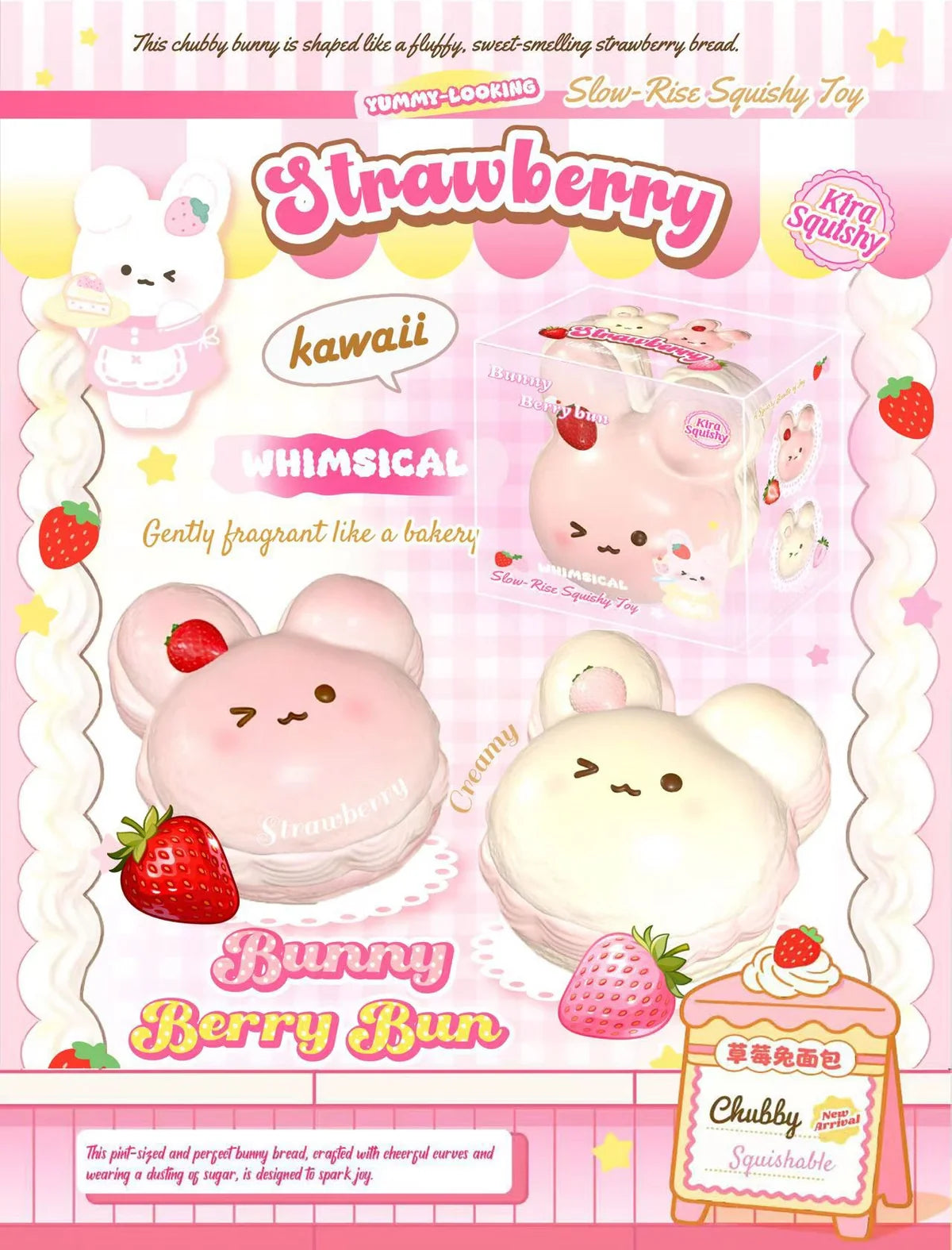 Lisa Kira Berry Bunny Bun Squishy