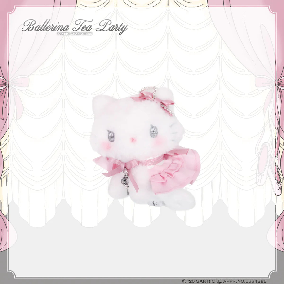 LAFARY Ballerina Tea Party♡ Charmmy Kitty Plush Mascot