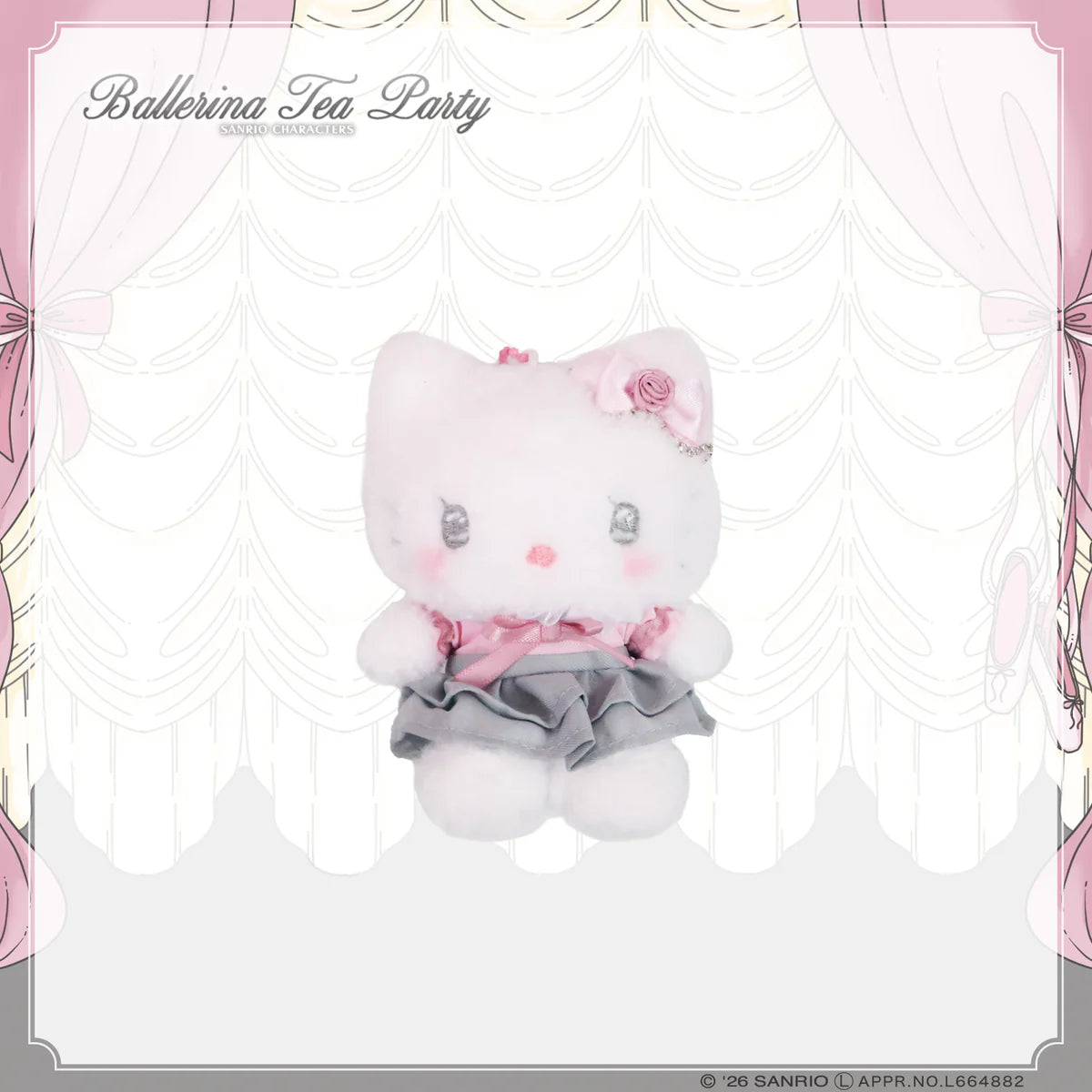 LAFARY Ballerina Tea Party♡ Hello Kitty Plush Mascot